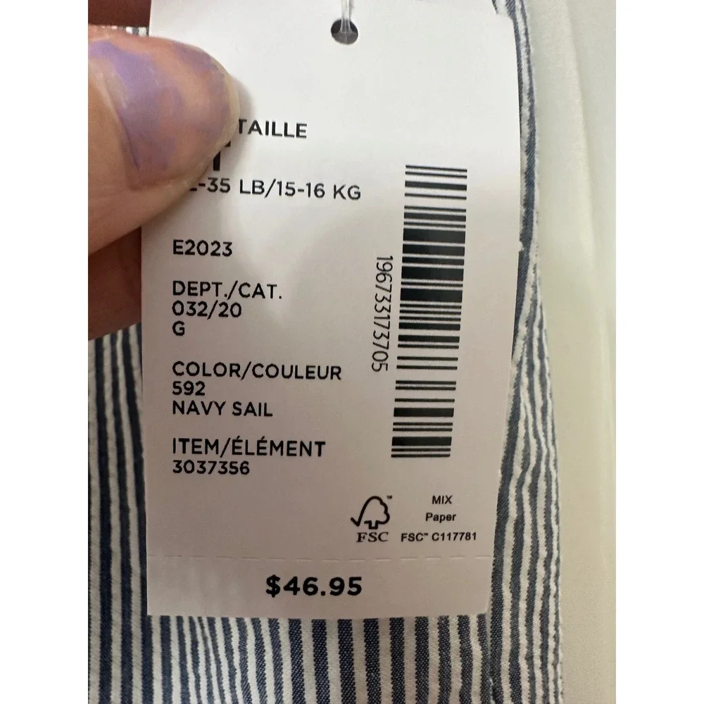 Gymboree Boys Blue White Seersucker Special Occasion Dress Pants Trousers 3T NWT